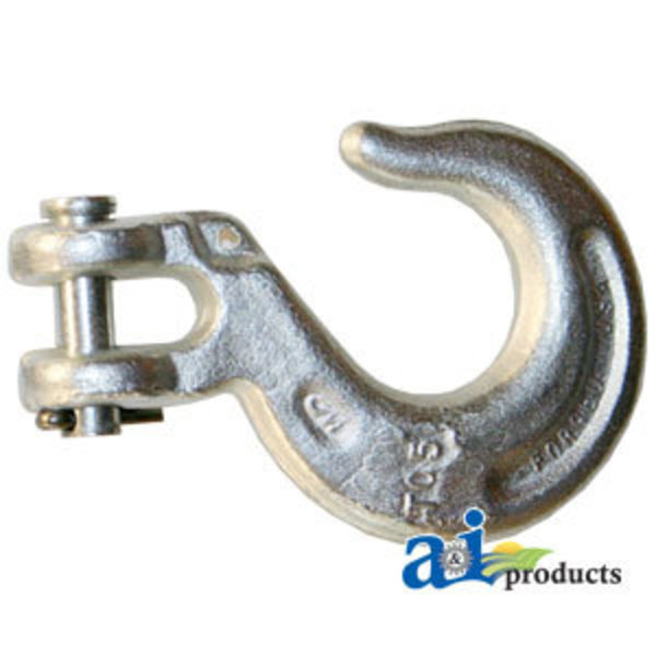A & I Products Hook, Slip, Shackle Type 5" x3" x1" A-7B906